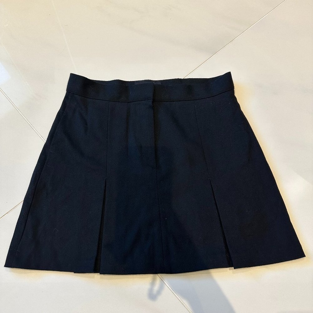 BLACKUP Korean Front Closure Mini Pleated Skirt